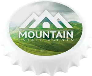 Mountain Estate Agents Fridge Magnet PNG Image