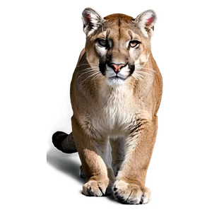 Mountain Lion In Summer Png 20 PNG Image