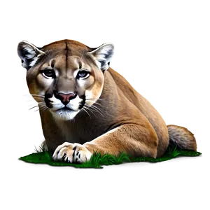 Mountain Lion Sketch Png Tof PNG Image