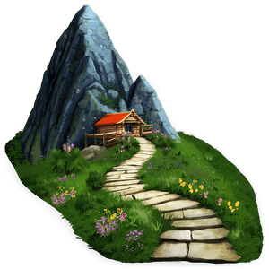 Mountain Pathway PNG wba73 PNG image with transparent background