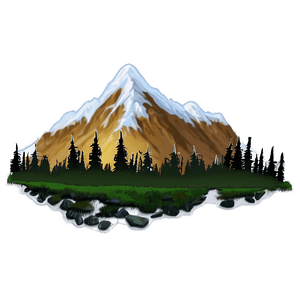 Mountain Peak View PNG yym PNG image with transparent background