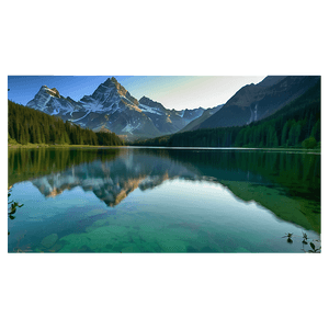 Mountain Reflection Lake PNG hyb78 PNG image with transparent background