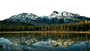 Mountain_ Reflection_ Lake_ Scenery PNG image with transparent background