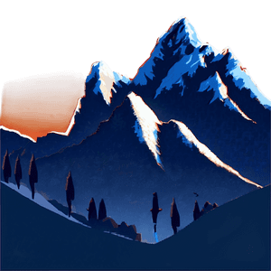 Mountain Silhouette PNG sbu60 PNG image with transparent background