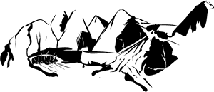 Landscape Mountain Mountains - Clip Art Black And White Mountain PNG image with transparent background