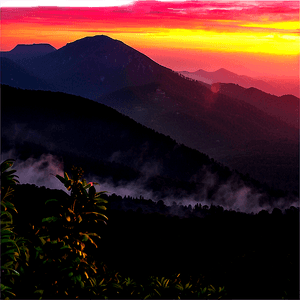 Mountain Sunrise PNG xld PNG image with transparent background