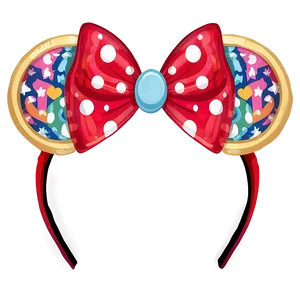 Mouse Ears With Bows Png 17 PNG Image