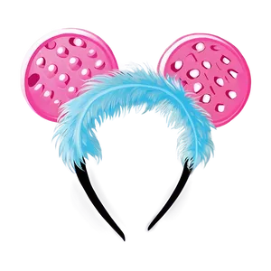 Mouse Ears With Feathers Png 06292024 PNG Image