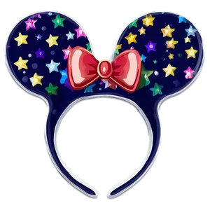 Mouse Ears With Stars Png 06292024 PNG Image