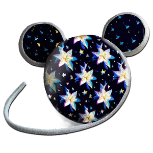 Mouse Ears With Stars Png Gtw PNG Image