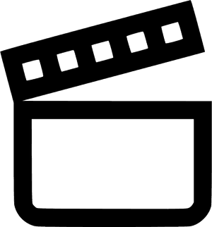 Movie Moviemaker Film Cut - Black And White Movie Maker, HD Png Download PNG image with transparent background