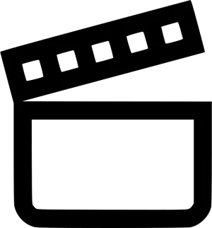 Movie Clapperboard Icon PNG Image