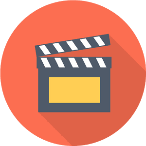 Transparent Movie Marquee Png - Movie Icon Png Flat, Png Download PNG image with transparent background