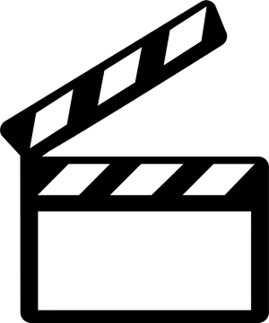 Movie Clapperboard Icon PNG Image