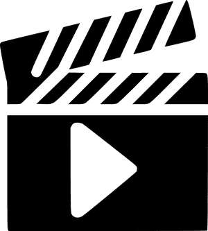 Movies - Movies Icon Black And White, HD Png Download PNG image with transparent background