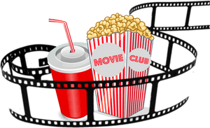 Movie Night Essentials Film Reel PNG with transparent background