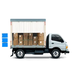 Moving Truck At House Png Hig18 PNG Image