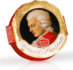 Mozartkugel Candy Portrait PNG Image