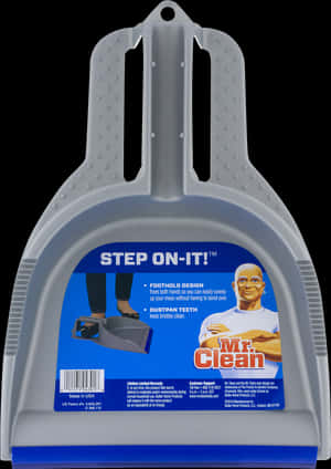 Mr Clean Step On It Dustpan PNG with transparent background