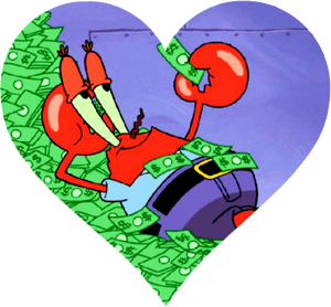 Mr Krabs Loves Money - Mr Krabs, HD Png Download PNG image with transparent background