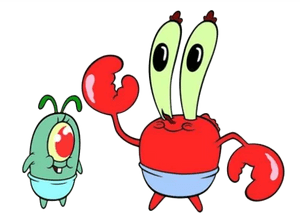 Mr Krabs And Karen Squarepants Squidward Tentacles - Baby Plankton Spongebob, HD Png Download PNG image with transparent background