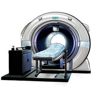 Mri Technology Illustration Png Omo6 PNG Image