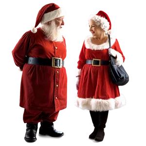 Mrs Claus And Santa Png 29 PNG Image