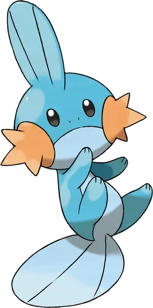 Mudkip Pokemon Artwork PNG Image