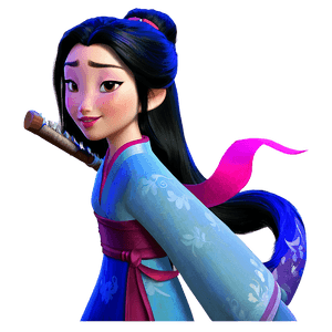 Mulan Disney Princess PNG str64 PNG image with transparent background