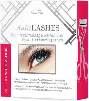 Multi L A S H E S Eyelash Enhancing Serum Packaging PNG Image