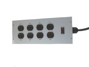 4 Outlet Commercial Power Strip 8 Outlet Commercial - Electronics, HD Png Download PNG with transparent background