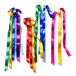 Multicolor Party Streamers Png Oua PNG Image