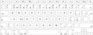 Macos Us Keyboard Layout, HD Png Download PNG image with transparent background