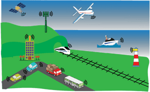 Illustration Of Smart Transportation Hd, HD Png Download PNG image with transparent background