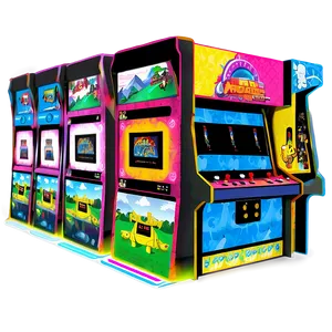 Multiplayer Arcade Setup Png 06292024 PNG Image