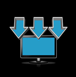 Multiple Downloads Computer Screen PNG with transparent background
