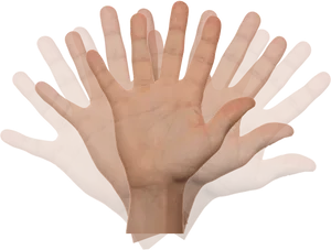 Multiple Hands Gesture PNG Image