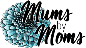 Mumsby Moms Floral Logo PNG Image