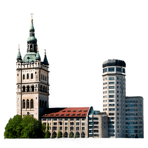 Munich Skyline PNG 22 PNG image with transparent background