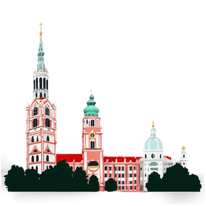 Munich Skyline PNG 80 PNG image with transparent background