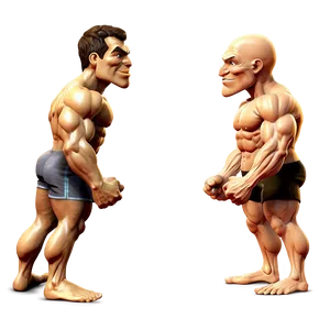 Muscle Man Drawing Png 06252024 PNG Image