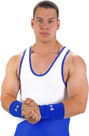 Muscular Athlete Portrait PNG Image