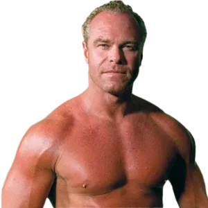 Muscular Wrestler Portrait PNG Image