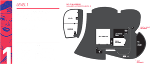 Mopop Museum Map Level - Museum Of Pop Culture Map, HD Png Download PNG image with transparent background