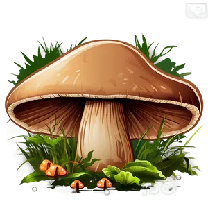 Mushroom Cartoon Clipart Png Ieb4 PNG Image