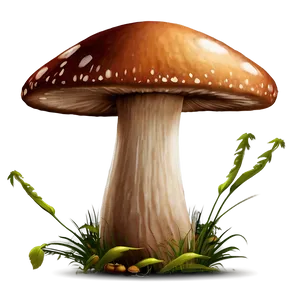 Mushroom Character Cartoon Png Qvk16 PNG Image