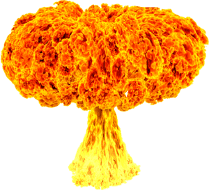 Nuclear Explosion Nuclear Weapon Portable Network Graphics - Bomb Blast Gif Png, Transparent Png PNG with transparent background