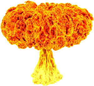 A Nuclear Explosion, , - Bomb Blast Gif Png, Transparent Png PNG with transparent background