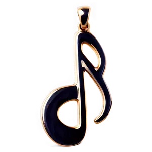 Music Note Pendant Png Ang40 PNG Image