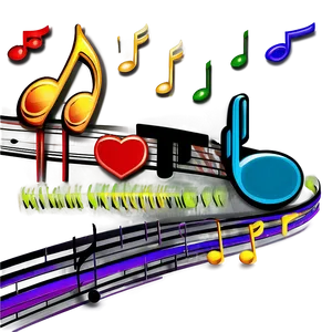 Music Notes A PNG Image